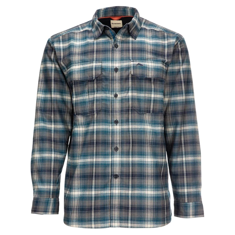 Simms Coldweather Shirt Atlantis Steel Plaid 3 Simms Coldweather Shirt Atlantis Steel Plaid
