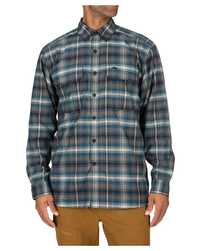 Simms Coldweather Shirt Atlantis Steel Plaid 5 Simms Coldweather Shirt Atlantis Steel Plaid – Bild 3