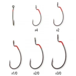 Quantum 4street Offset Hook DG Black Red (5-pack) -Deutschland Darts Verkaufs-Shop 4469103r 2