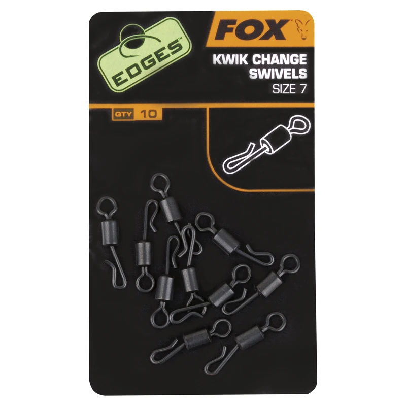 Fox Edges Kwik Change Swivels Size 7 10-pack 3 Fox Edges Kwik Change Swivels Size 7 10-pack