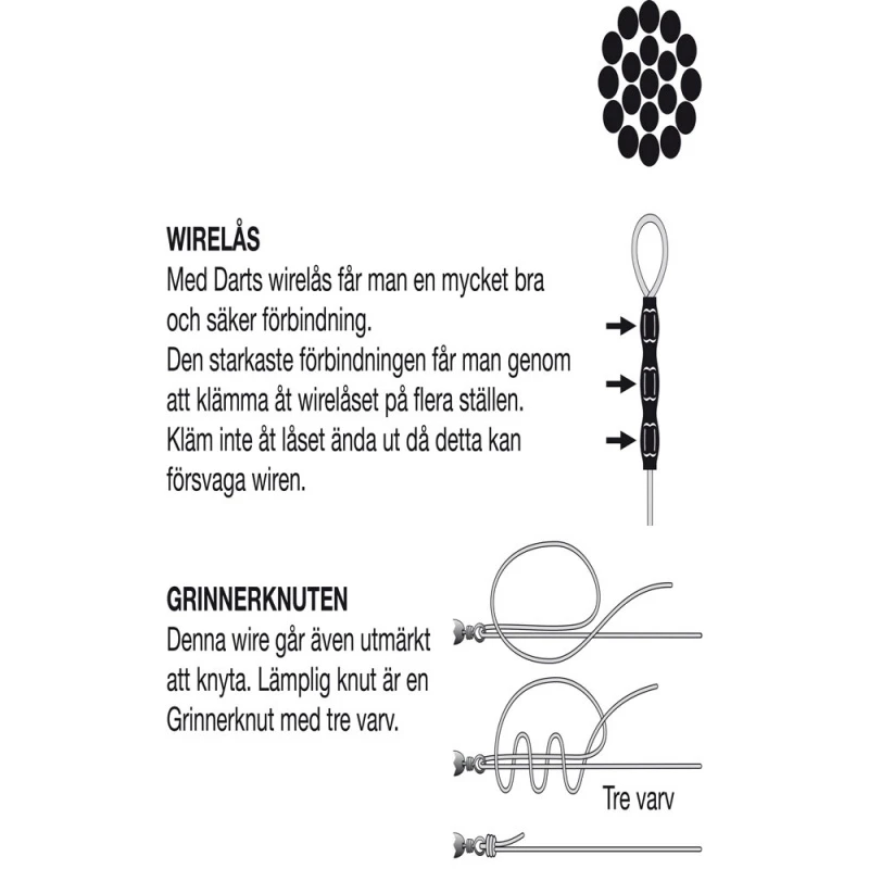Darts 19-Strand Wire 4 Darts 19-Strand Wire – Bild 2
