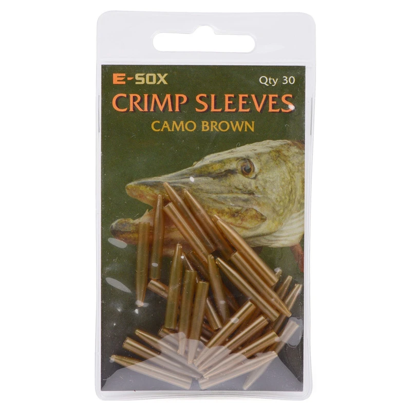 Drennan E-SOX Crimp Sleeves-Camo Brown 3 Drennan E-SOX Crimp Sleeves-Camo Brown