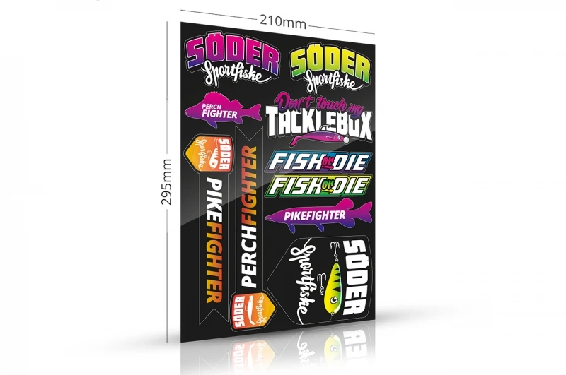 Söder Sticker Sheet Disco 3 Söder Sticker Sheet Disco